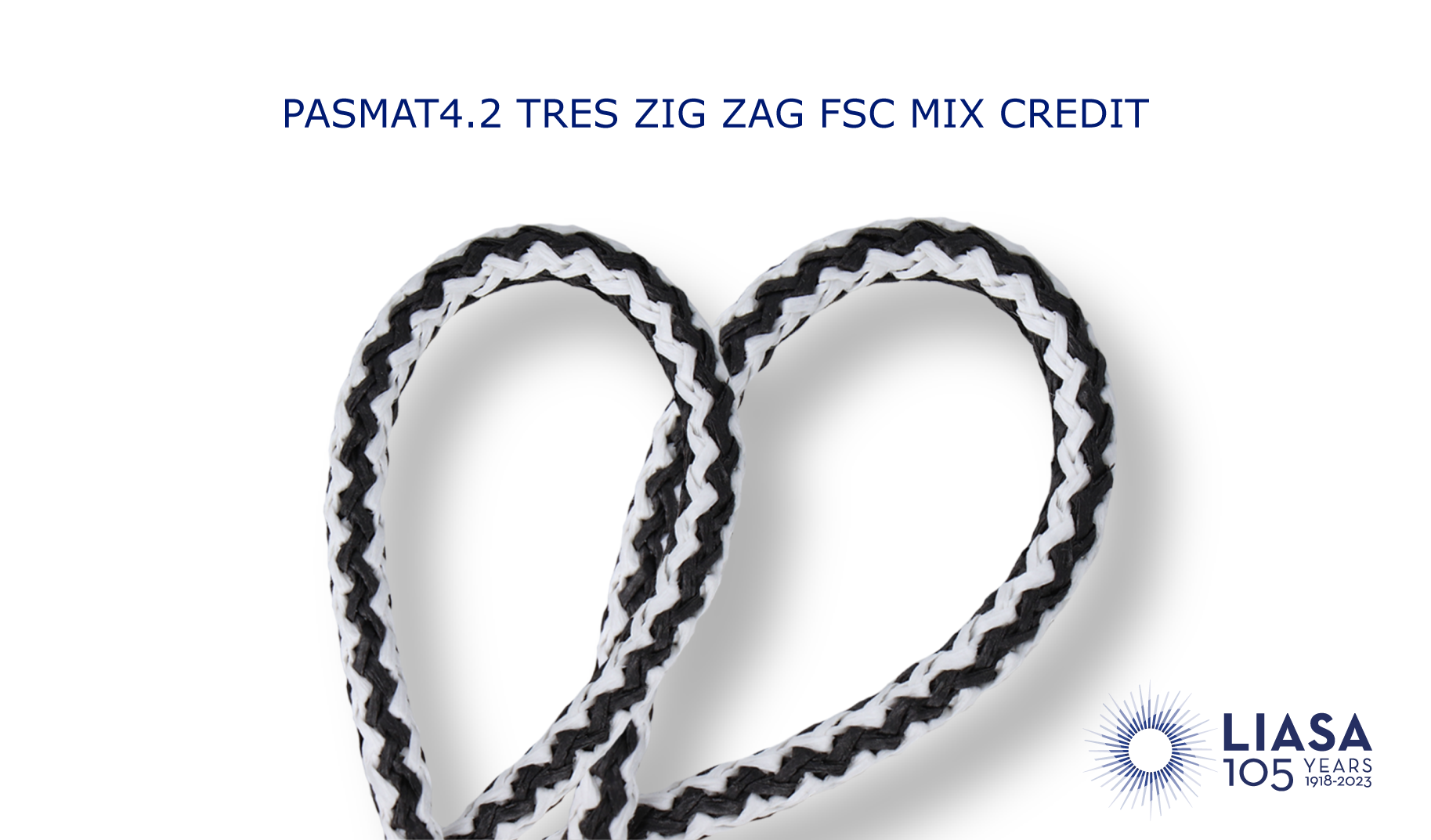  Asa semi rígida de papel FSC® con trenzado estándar 